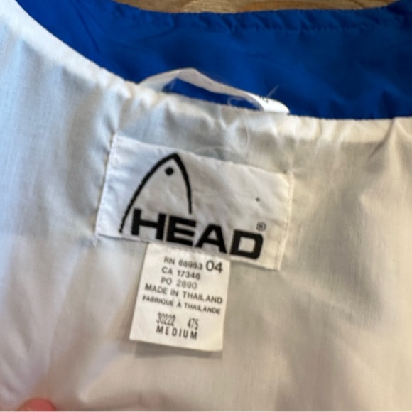 VINTAGE HEAD SKI JACKET 1980s 1990s WINDBREAKER COAT STREETWEAR - Picture 11 of 12